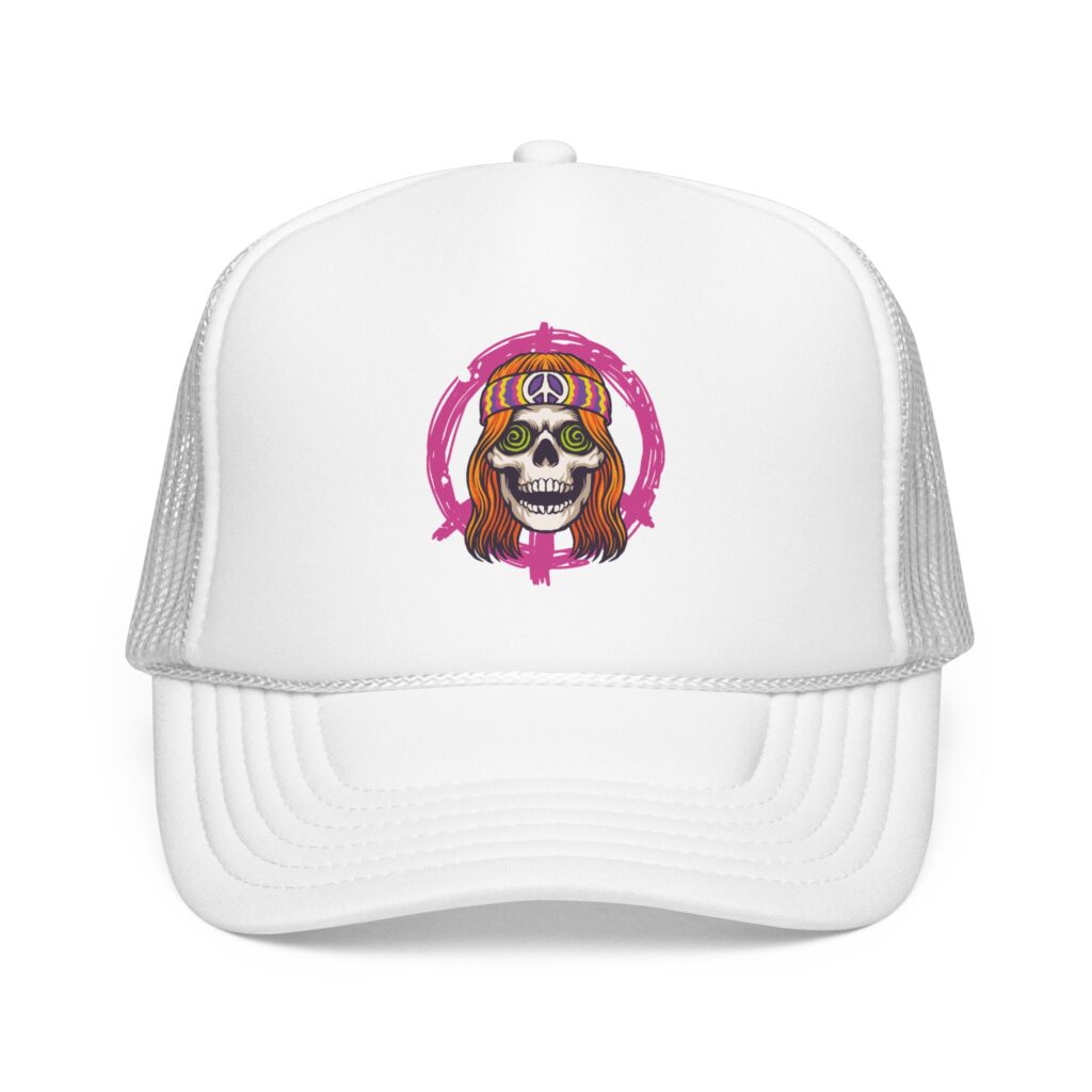 No. 105 - Endless Trip Skull Trucker Cap