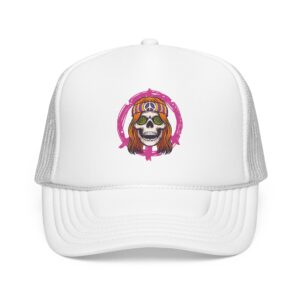 No. 105 - Endless Trip Skull Trucker Cap - Image 1