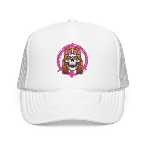 No. 105 - Endless Trip Skull Trucker Cap