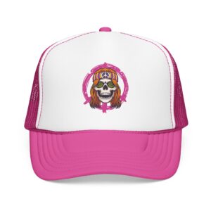 No. 105 - Endless Trip Skull Trucker Hat - Image 4
