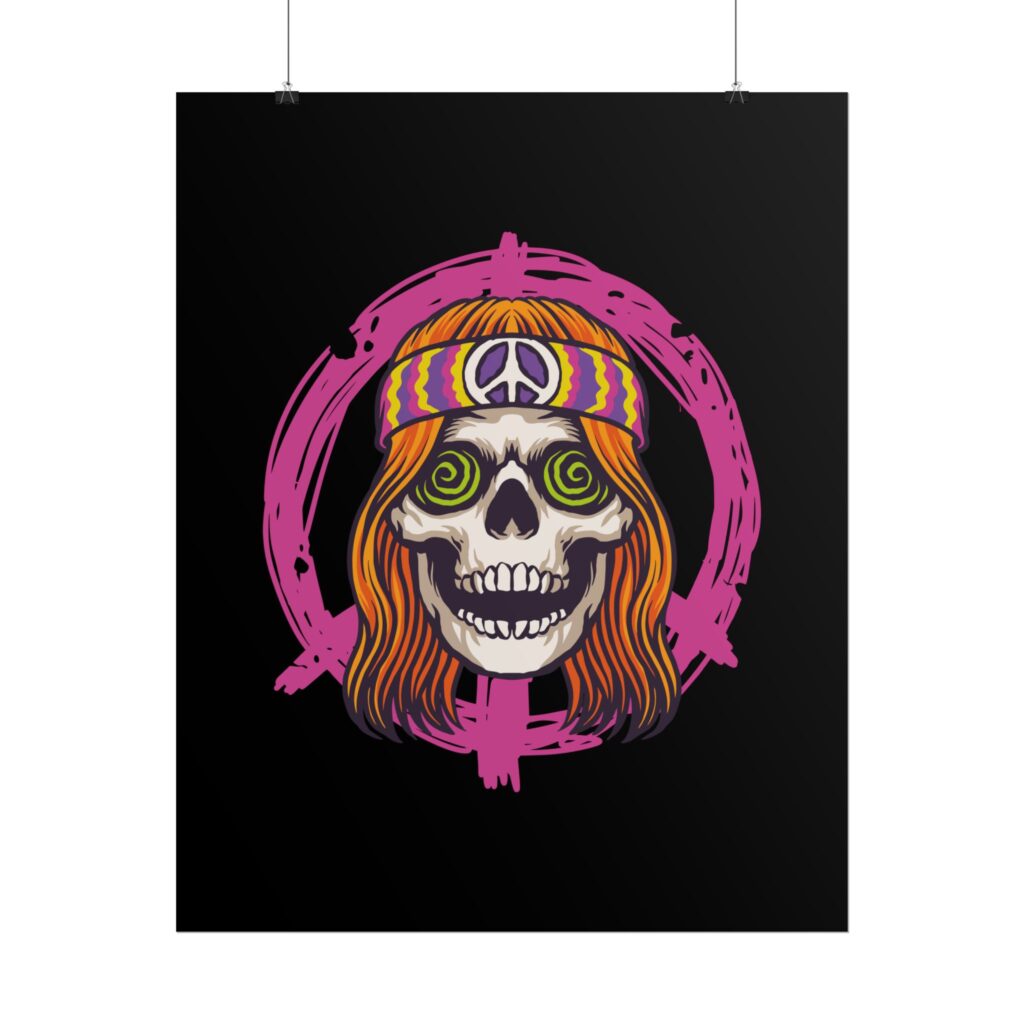 No. 105 - Endless Trip Skull Poster