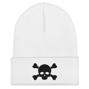 No. 6 - Skull & Bones Embroidered Skull Beanie