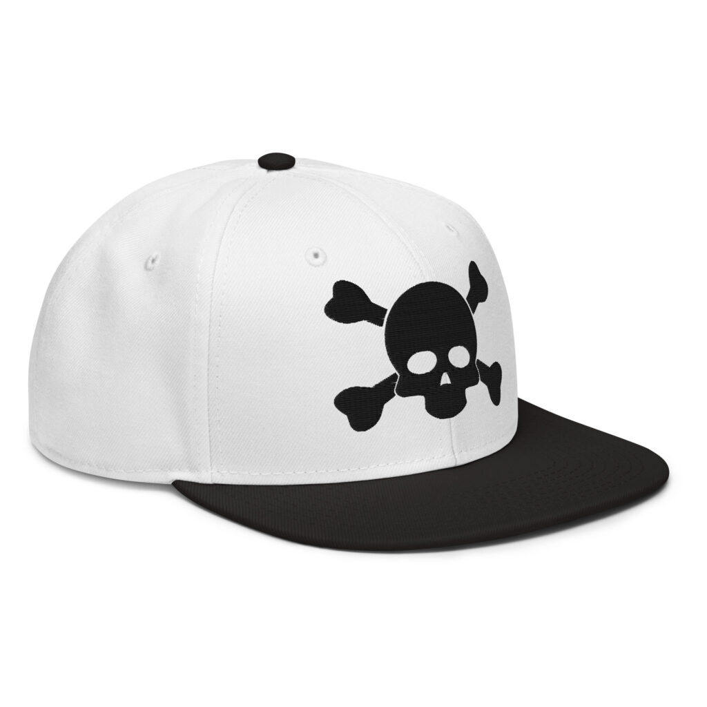 No. 6 – Skull & Bones Embroidered Skull Cap