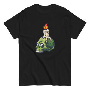 No. 299 - Midnight Oil Skull Tee - Image 2