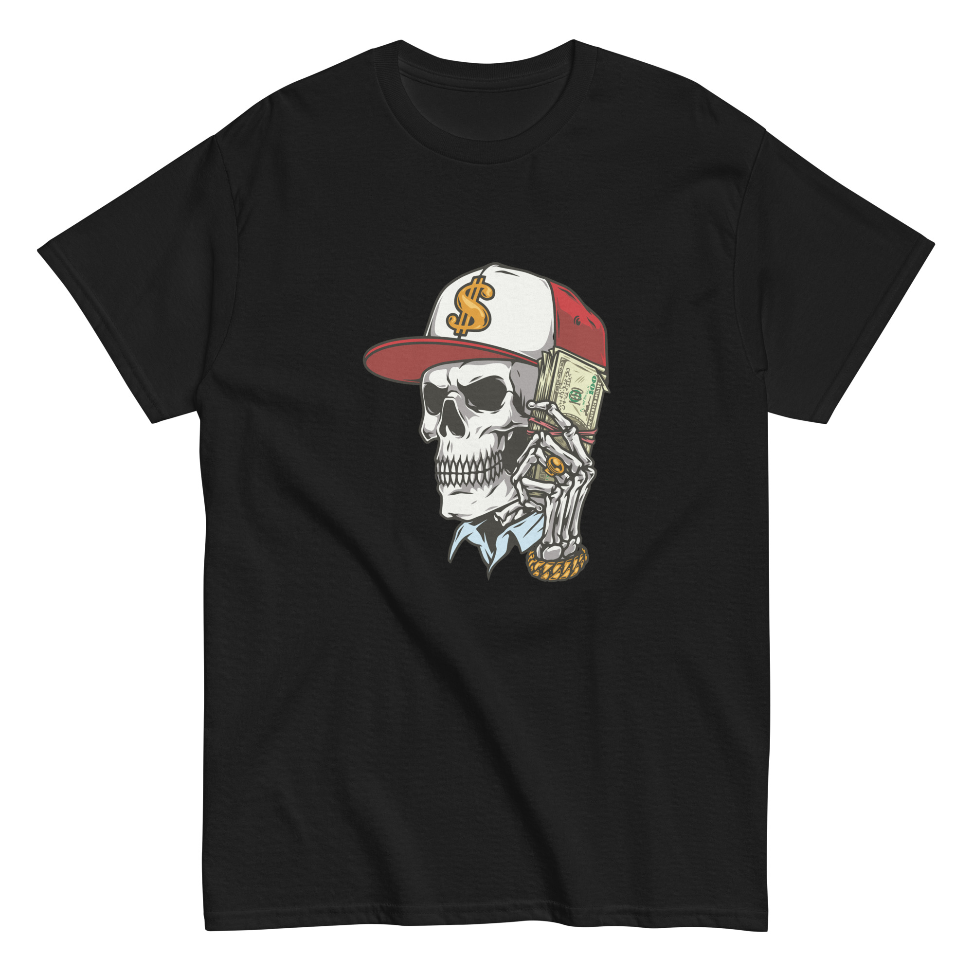 No. 199 - Afterlife Hustlin' Skull Shirt - Image 1