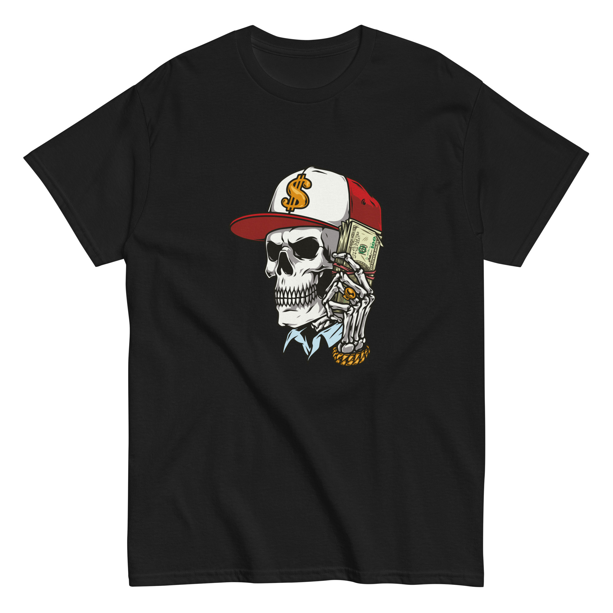 No. 199 - Afterlife Hustlin' Skull Tee - Image 2