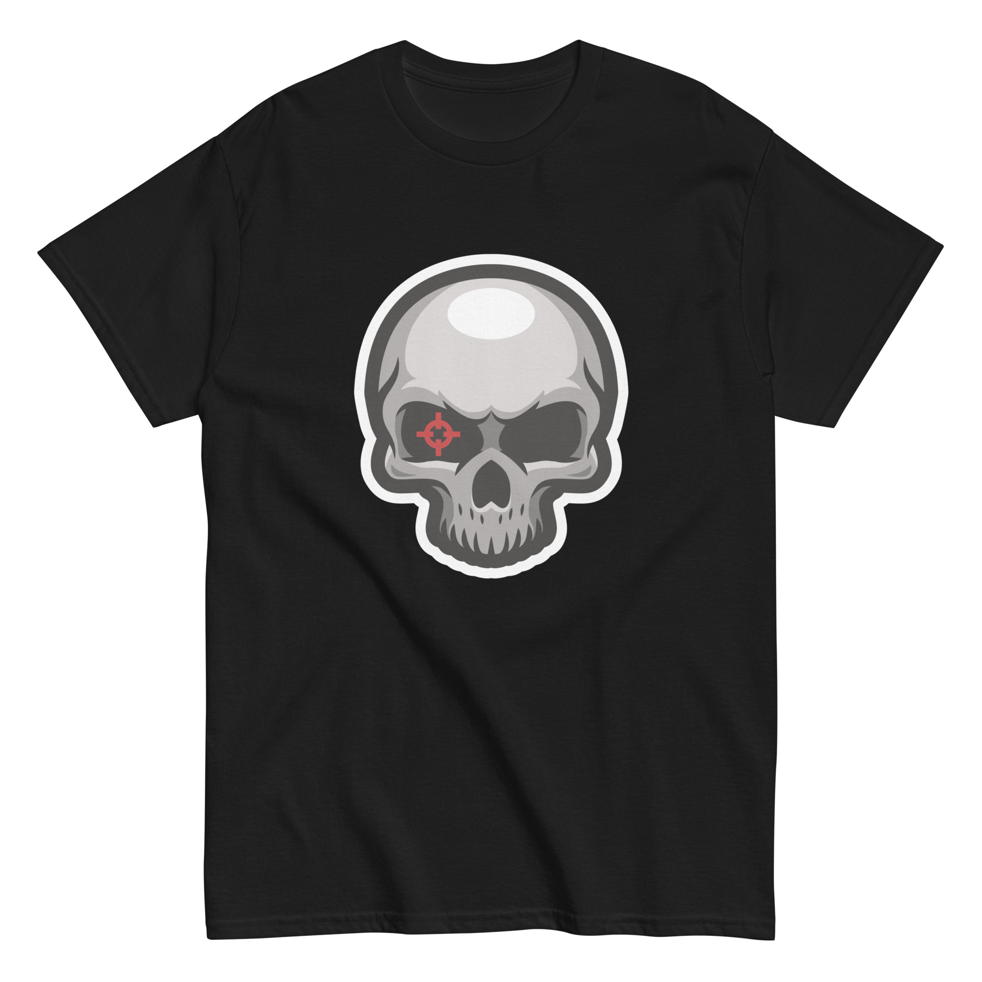 No. 166 - Bullseye Skull Shirt - Image 1