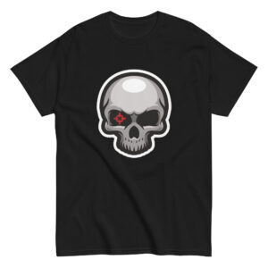 No. 166 - Bullseye Skull Tee - Image 2