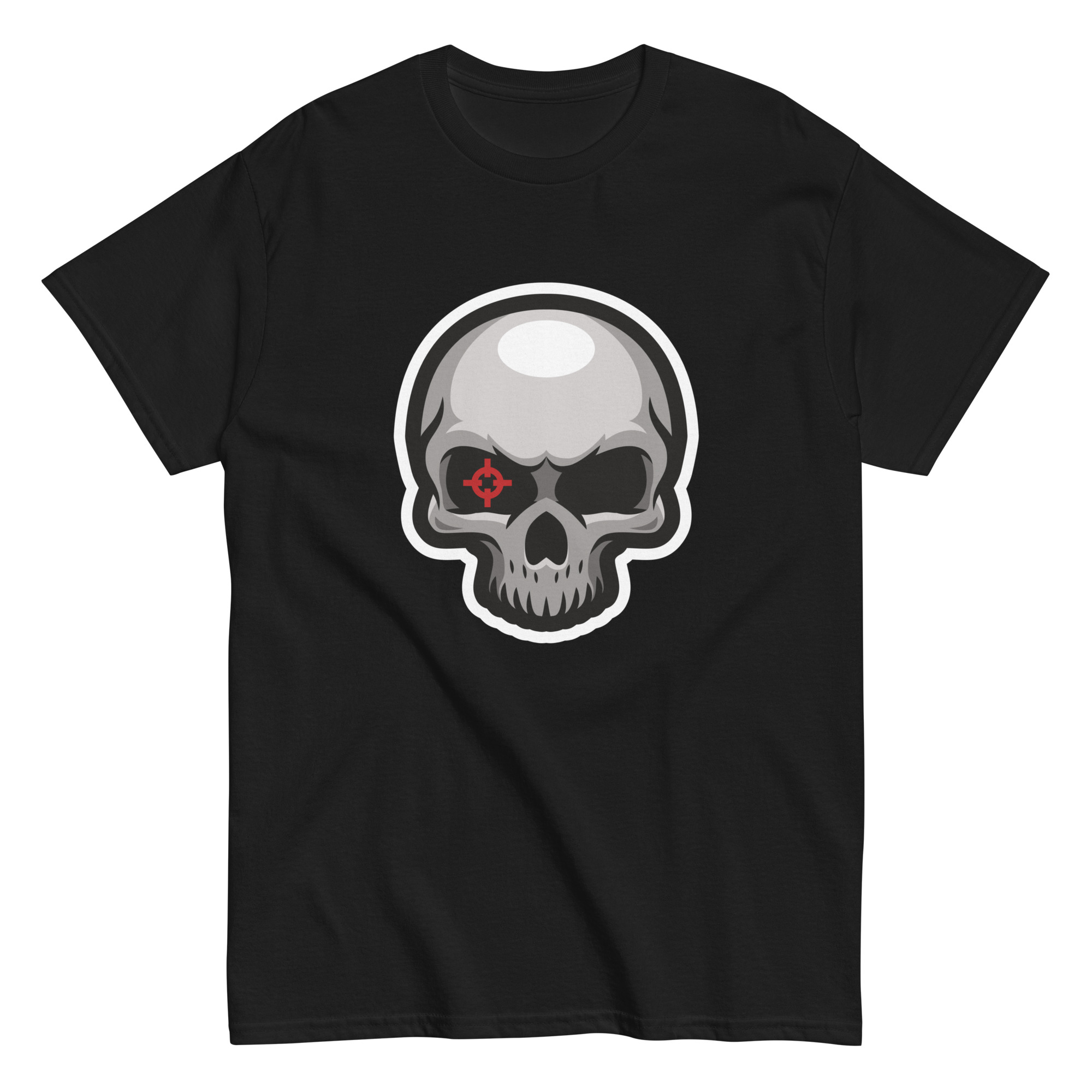 No. 166 - Bullseye Skull Tee - Image 2