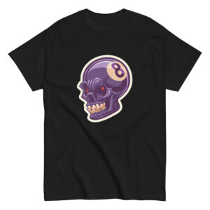 No. 222 – Behind The Eight Ball Skull Tee - Image 2