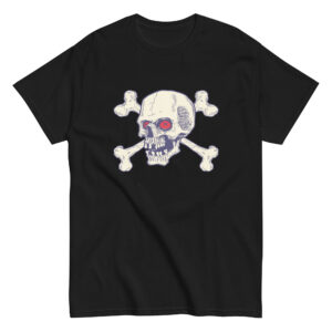 No. 122 - Red Eyes Skull Shirt - Image 1