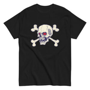 No. 122 - Red Eyes Skull Tee - Image 2