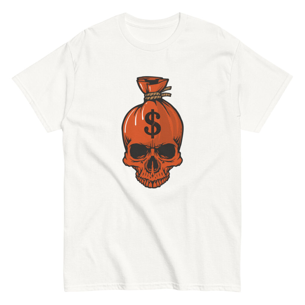 No. 266 - Can't Take It With You Skull Tee