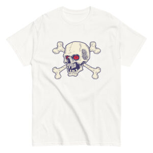 No. 122 - Red Eyes Skull Shirt - Image 2