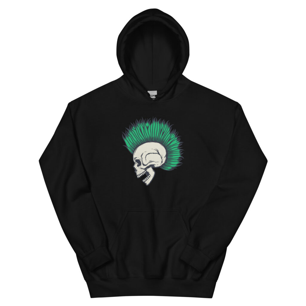 No. 111 - Eternal Punk Skull Hoodie