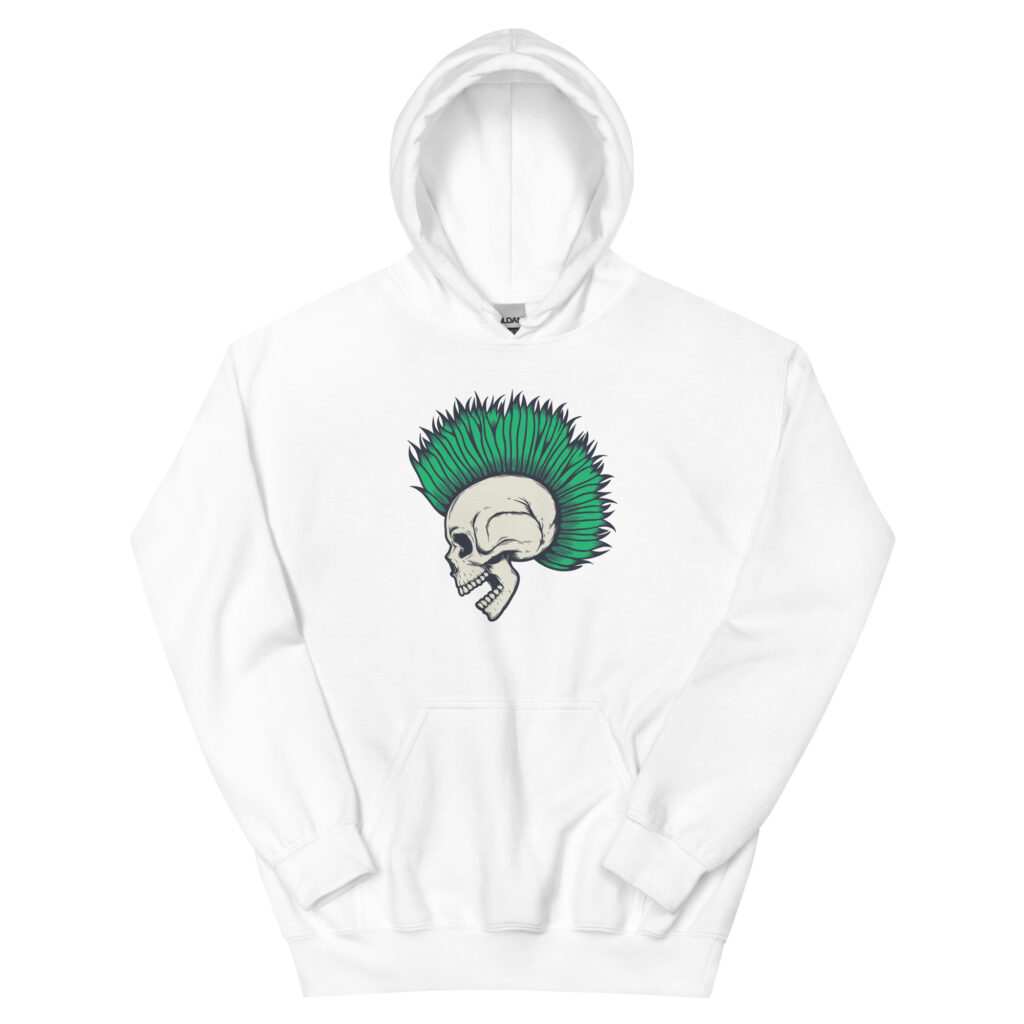 No. 111 - Eternal Punk Skull Hooded Sweatshirt