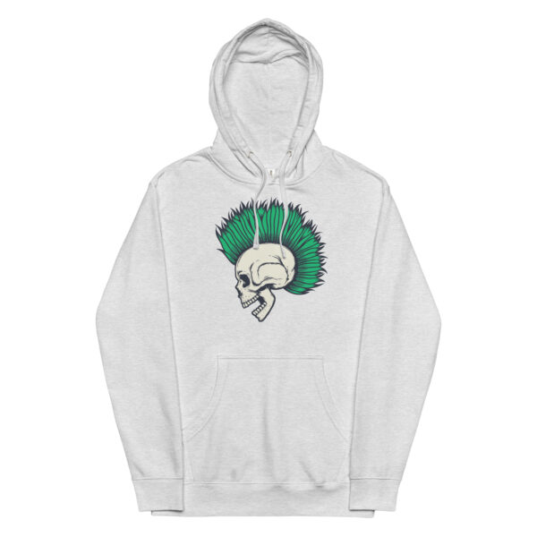 Eternal Punk Heather Grey Skull Hoodie (No. 111 Limited Edition)