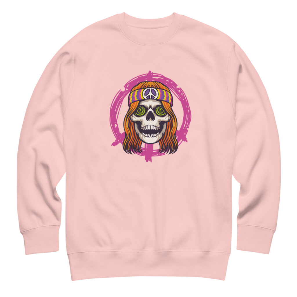 Endless Trip Pink Skull Sweatshirt (No. 105 Limited Edition)