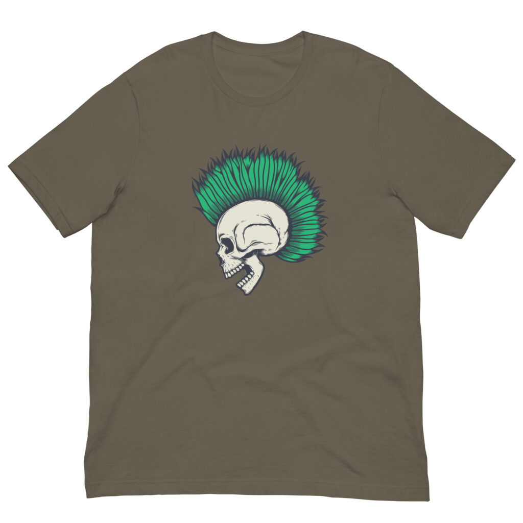 Eternal Punk Army Green Skull Shirt (No. 111 Limited Edition)