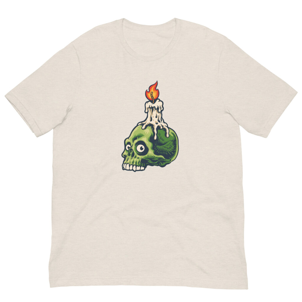Midnight Oil Heather Dust Skull Shirt (No. 299 Limited Edition)