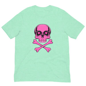 Love and Death Heather Mint Skull Shirt (No. 185 Limited Edition)