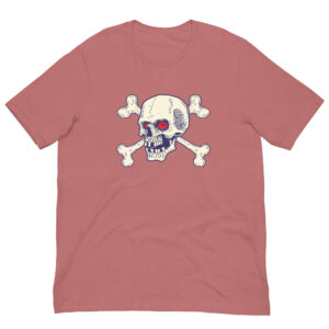 Red Eyes Mauve Skull Shirt (No. 122 Limited Edition)