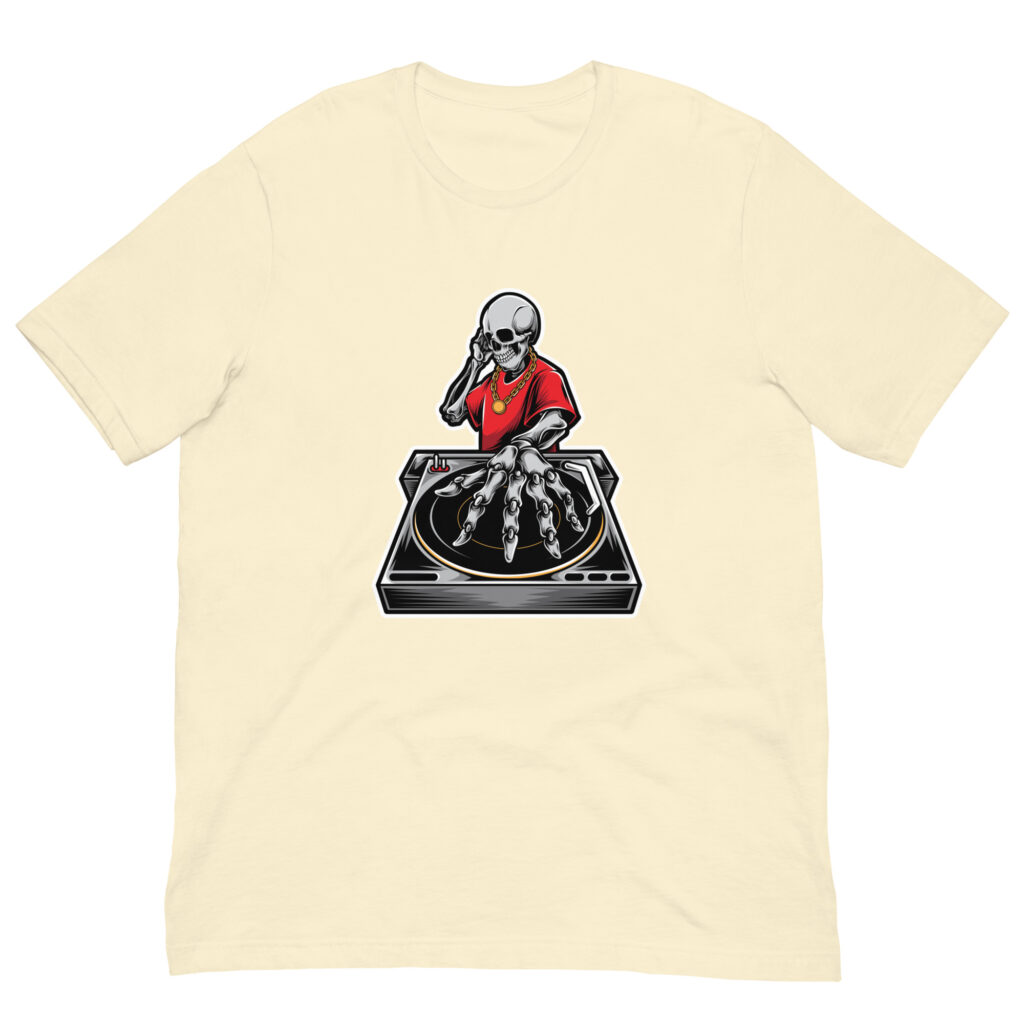 Underground Rave Natural Yellow Skull Shirt (No. 204 Limited Edition)