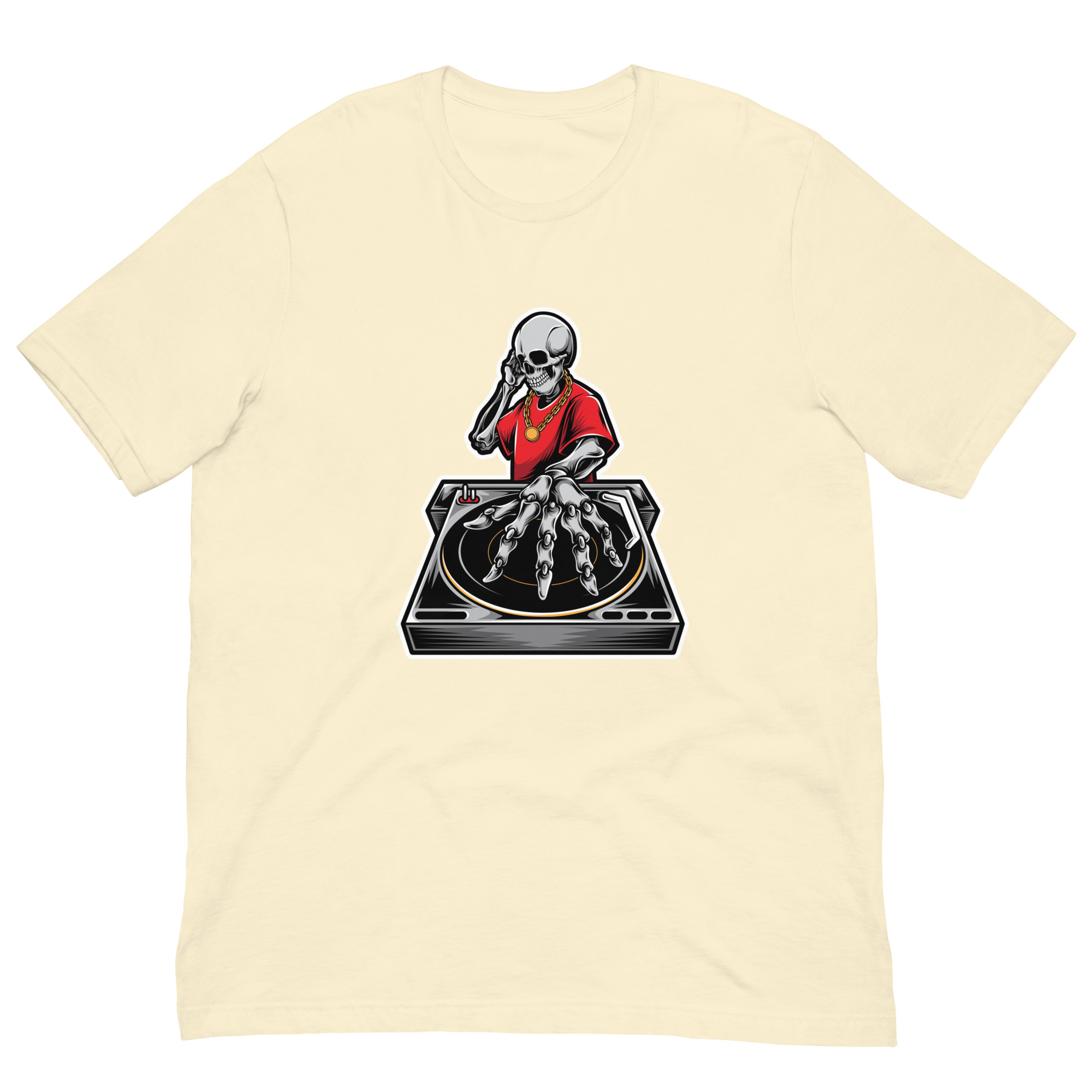 Underground Rave Natural Yellow Skull Shirt (No. 204 Limited Edition) - Image 1