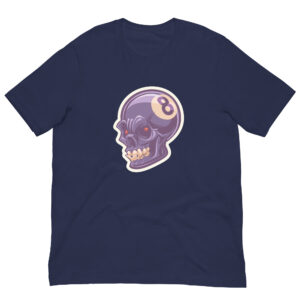 Behind The Eight Ball Navy Skull Shirt (No. 222 Limited Edition)