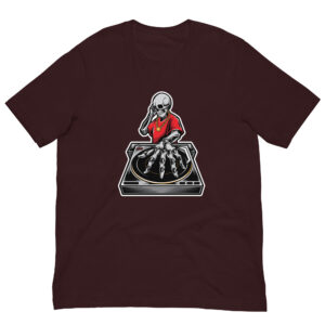 Underground Rave Oxblood Skull Shirt (No. 204 Limited Edition)