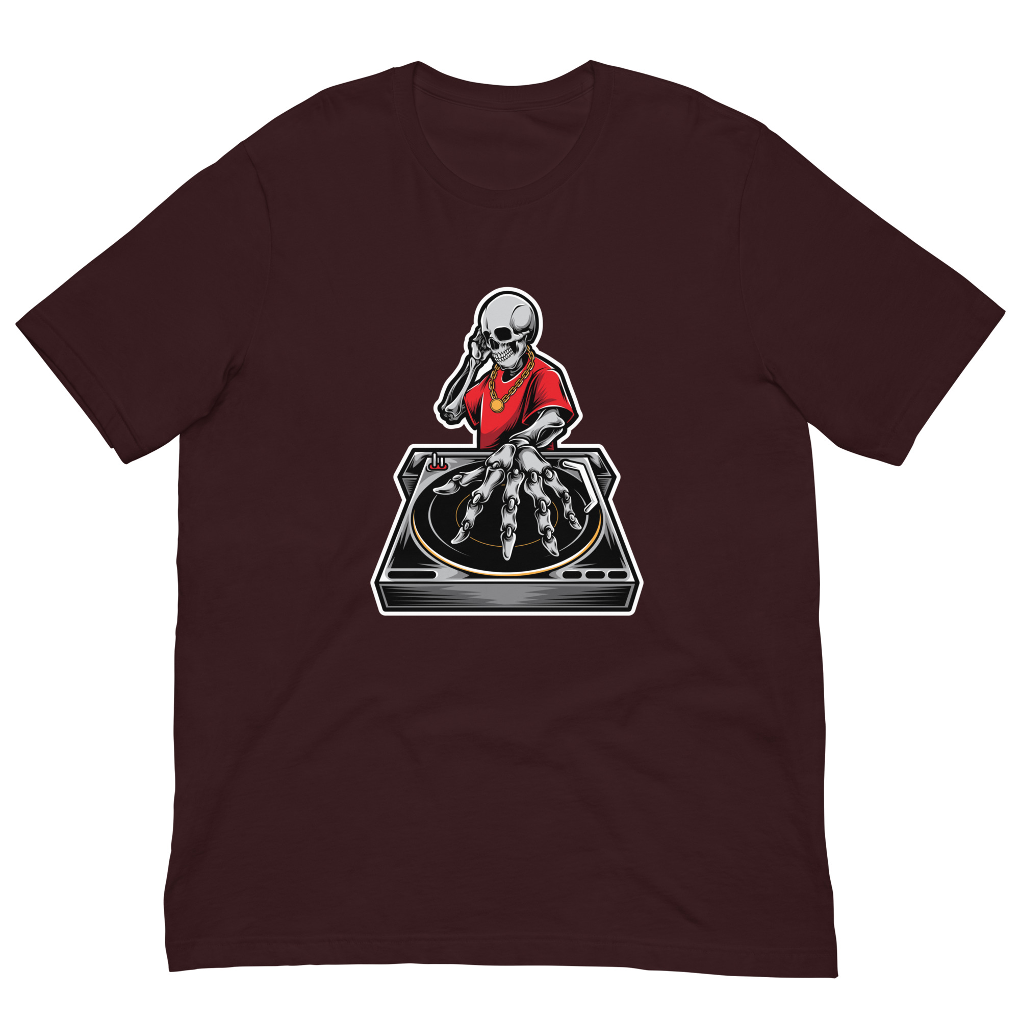 Underground Rave Oxblood Skull Shirt (No. 204 Limited Edition) - Image 1