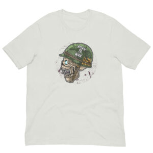 Born To War Silver Skull Shirt (No. 245 Limited Edition)