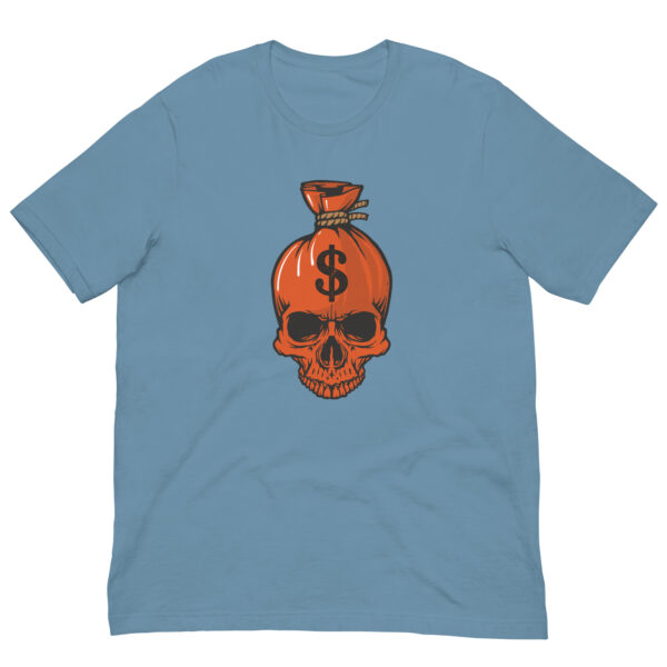 Can't Take It With You Steel Blue Skull Shirt (No. 266 Limited Edition)