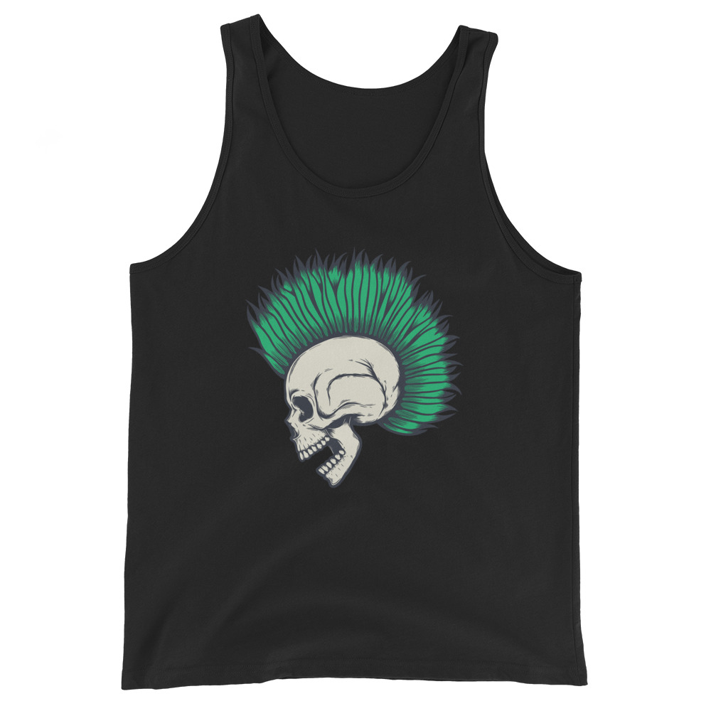 No. 111 - Eternal Punk Skull Tank Top - Image 1