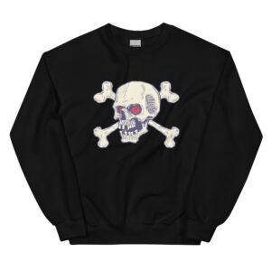 No. 122 - Red Eyes Skull Sweatshirt
