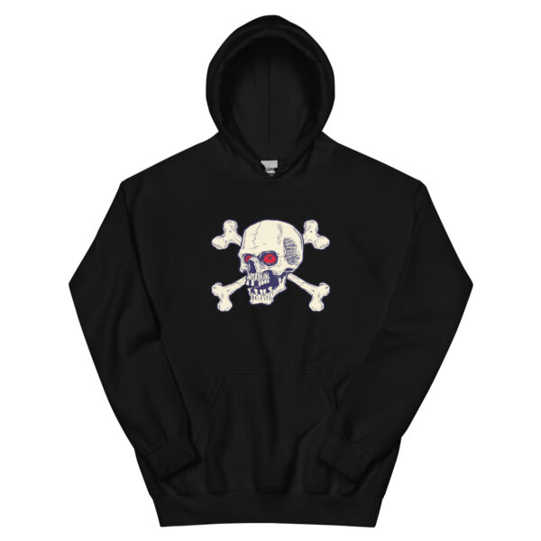 No. 122 – Red Eyes Skull Hooded Sweatshirt