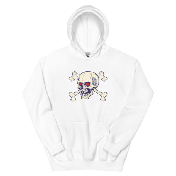 No. 122 – Red Eyes Skull Hooded Sweatshirt