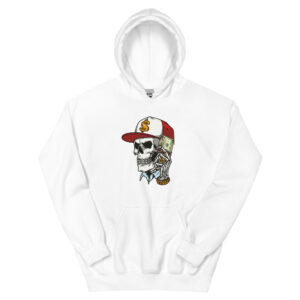 No. 199 - Afterlife Hustlin' Skull Hoodie - Image 2