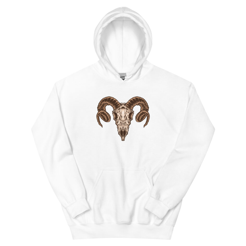 No. 101 - The Horns Skull Hoodie