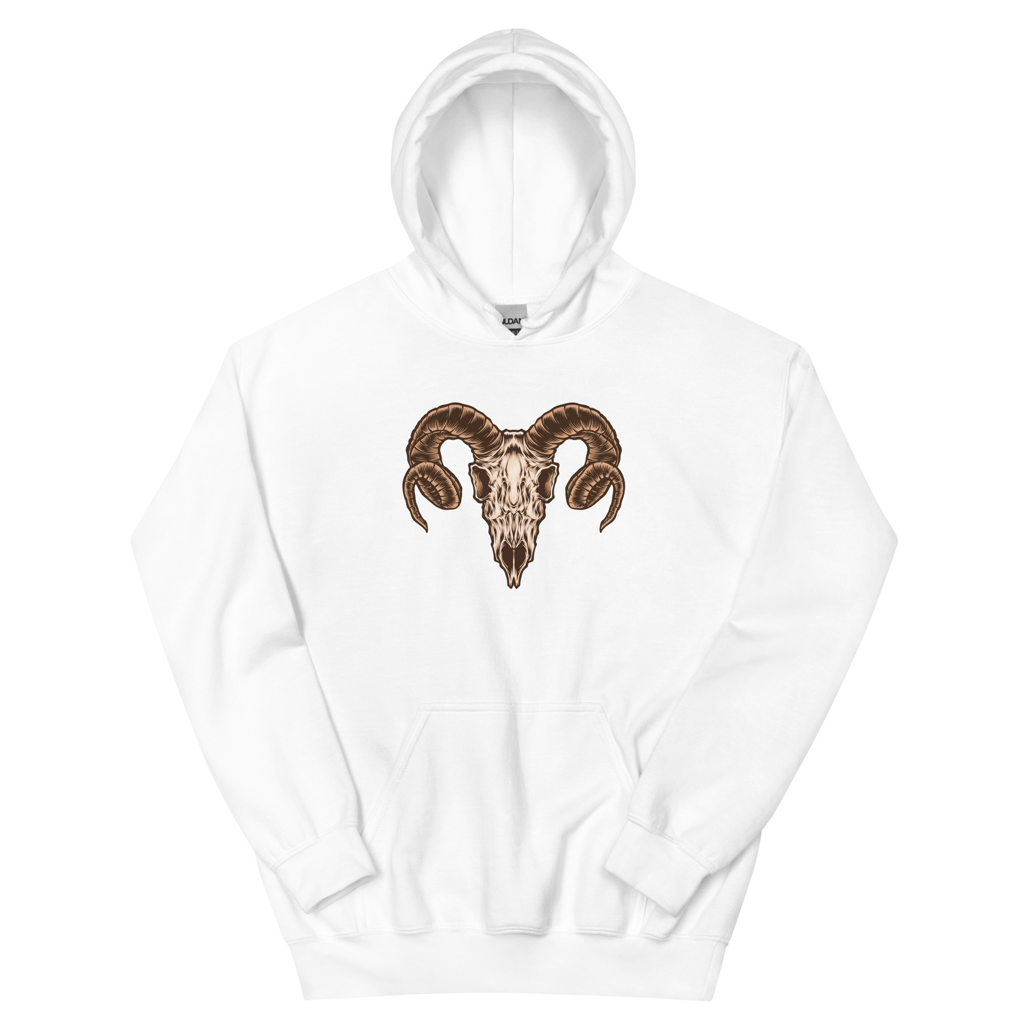 No. 101 - The Horns Skull Hoodie - Image 2