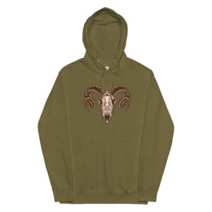 The Horns Army Green Skull Hoodie (No. 101 Limited Edition)