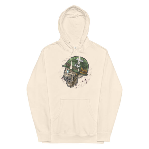 Born To War Off-White Skull Hoodie (No. 245 Limited Edition)