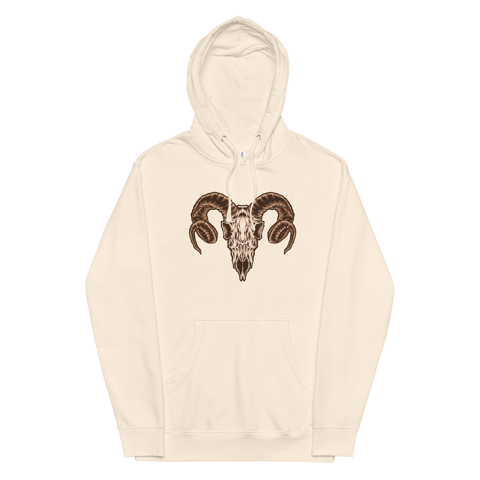 The Horns Off-White Skull Hoodie (No. 101 Limited Edition) - Image 1