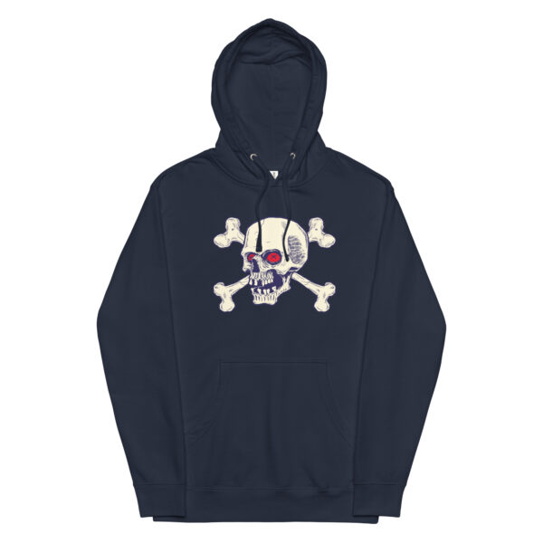 Red Eyes Navy Skull Hoodie (No. 122 Limited Edition)