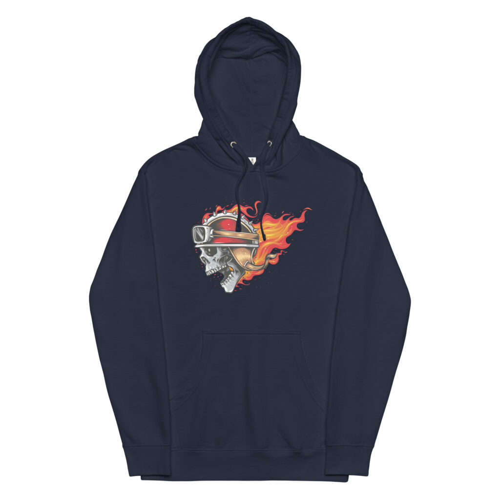 The Hellride Navy Skull Hoodie (No. 178 Limited Edition)