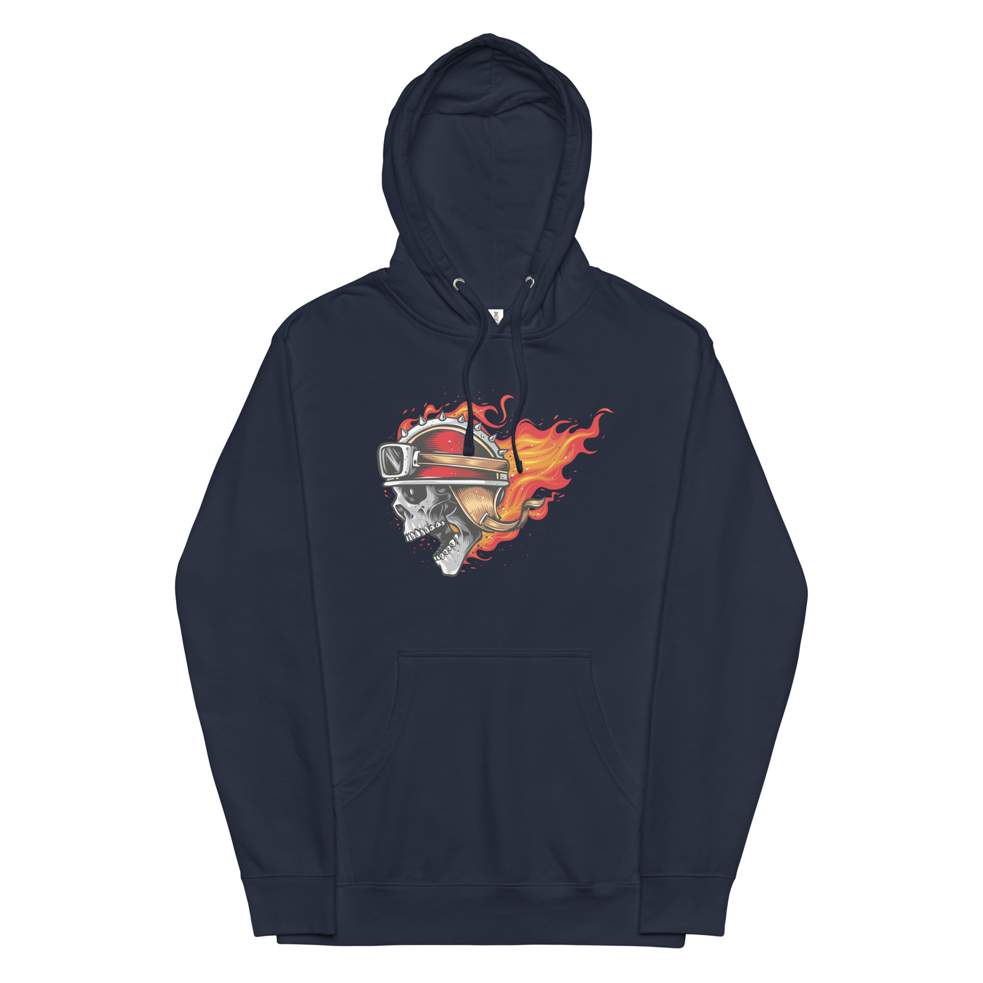 The Hellride Navy Skull Hoodie (No. 178 Limited Edition) - Image 1