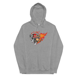 The Hellride Gunmetal Heather Skull Hoodie (No. 178 Limited Edition)