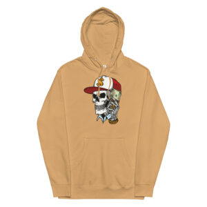Afterlife Hustlin' Sandstone Brown Skull Hoodie (No. 199 Limited Edition)