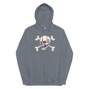 Red Eyes Storm Blue Skull Hoodie (No. 122 Limited Edition)