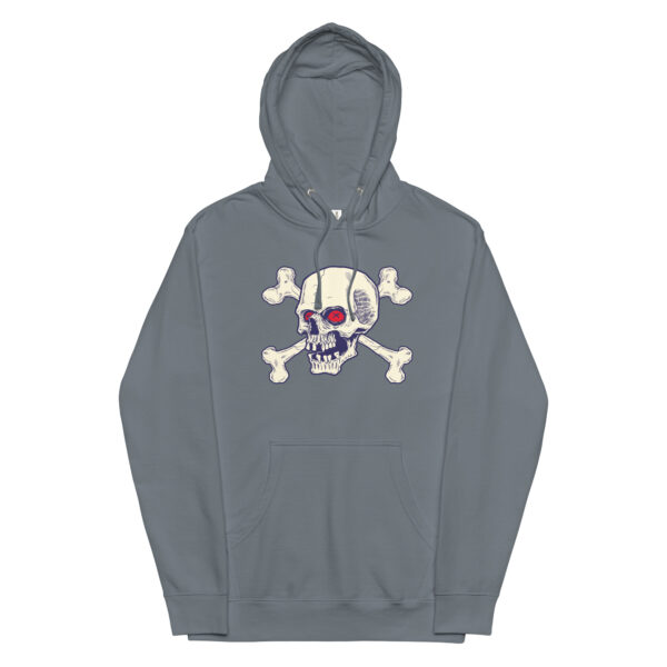 Red Eyes Storm Blue Skull Hoodie (No. 122 Limited Edition)
